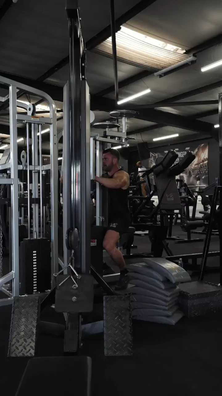 A portrait view through the VK Gym training floor.
